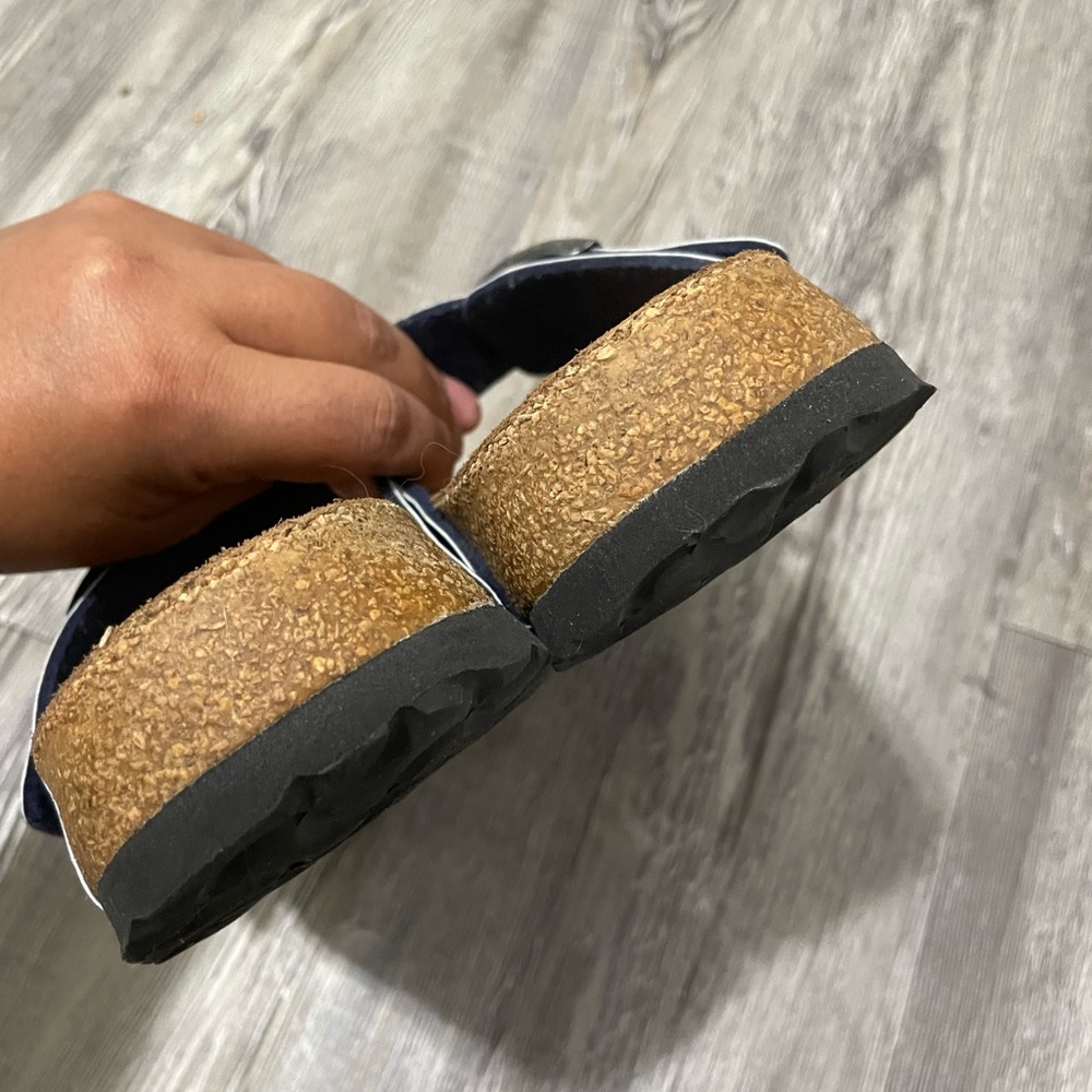 Papillio Birkenstock Stylish Blue Patterned Sandals - Picture 4 of 10